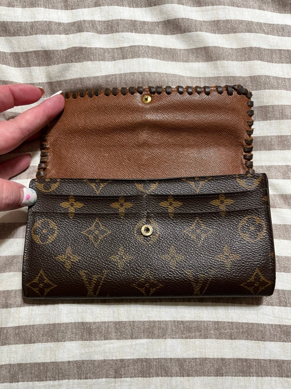 Louis Vuitton Monogram Braided Edge Wallet - 💯 guaranteed authentic! - Picture 2 of 13